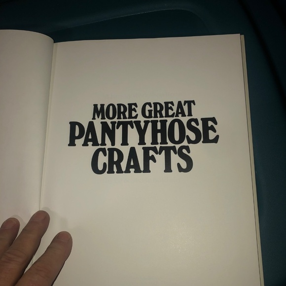 More Great Pantyhose Crafts (A Family Workshop Book) hardcover is slightly used - Picture 2 of 7